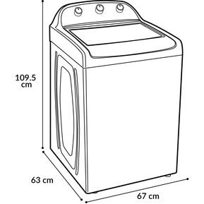 Lavadora Winia DWF-DB1B421ASPW1 Automática 21 Kg Blanco - Endomex